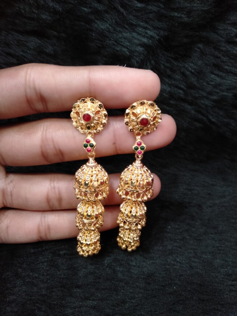 gold zuba - gold jhumka - prasad alankar - jewelry shop in nashik