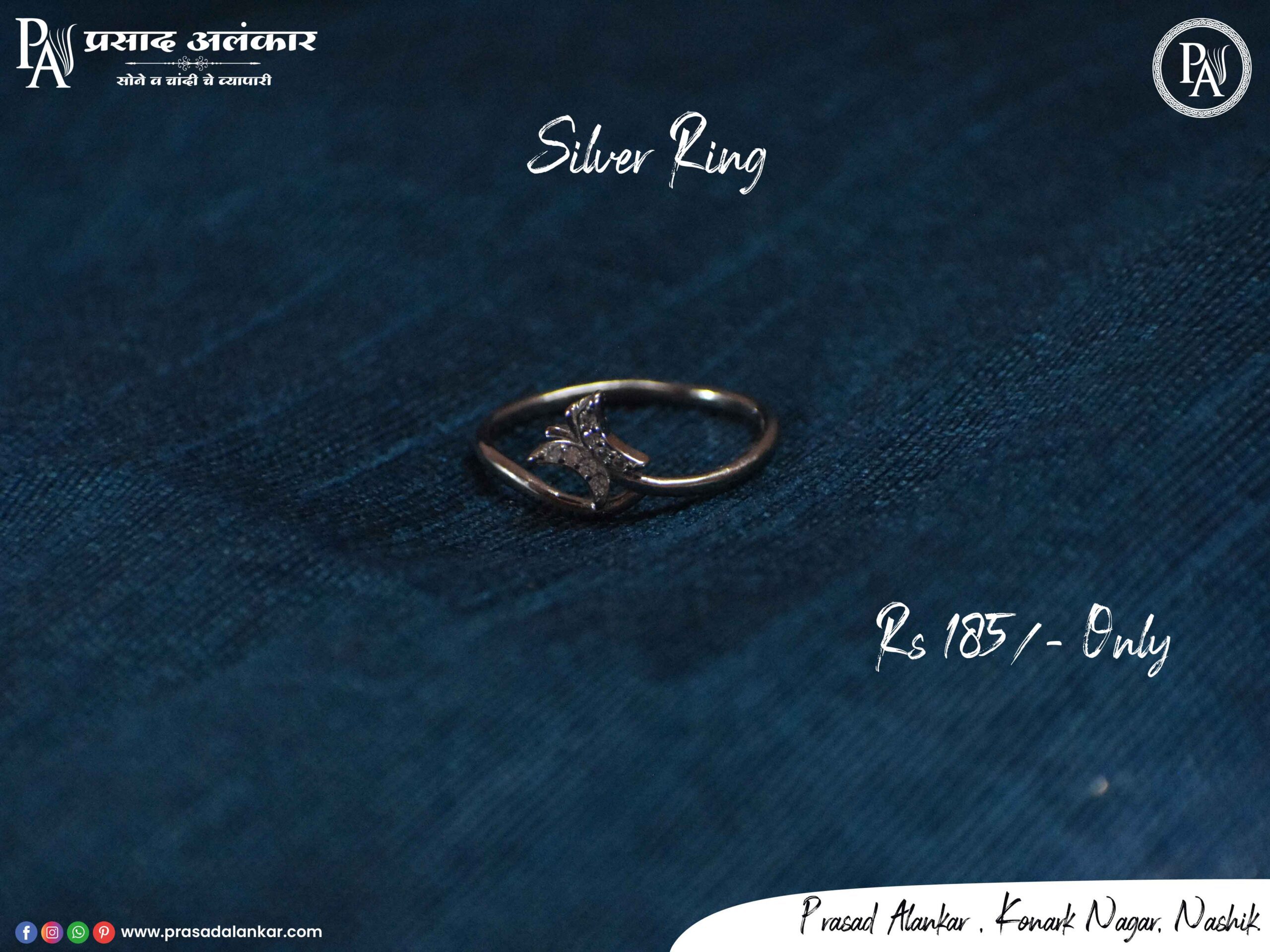 925 Solid Sterling Silver Ring With Spiner Bands New Design Gender: Women  at Best Price in Jaipur | Silvesto India