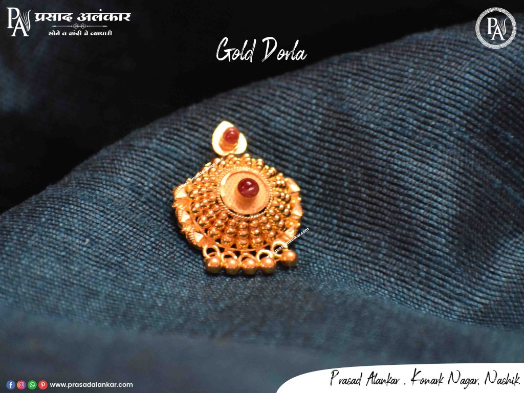 maharashtrian mangalsutra design, dorle design gold, dorla mangalsutra design, marathi dorle design, dorle ideas, Jewellery shop in nashik.