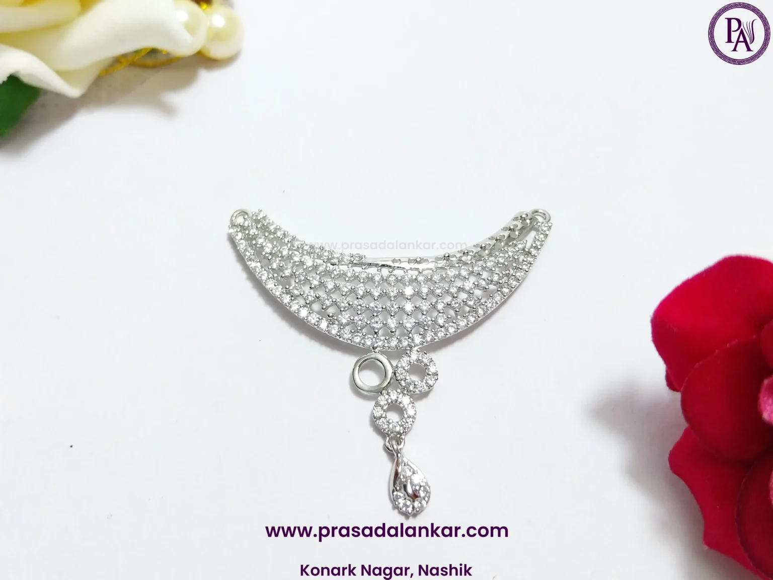 Classic Sterling Drop Pendant